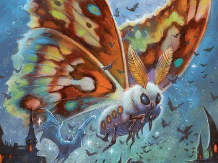 Luminous Broodmoth Art Card (Gold-Stamped Signature) [Bloomburrow Art Series] Hot on Sale