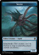 Steelburr Champion    Squid Double-Sided Token [Bloomburrow Commander Tokens] Hot on Sale