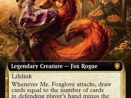 Mr. Foxglove (Extended Art) [Bloomburrow Commander] Sale