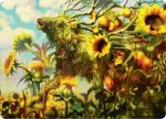 Beza, the Bounding Spring Art Card [Bloomburrow Art Series] on Sale