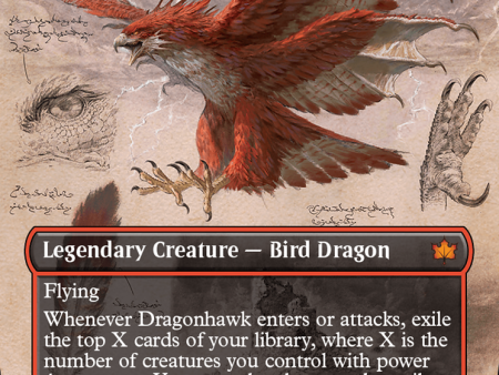 Dragonhawk, Fate s Tempest (Borderless) [Bloomburrow] Online now