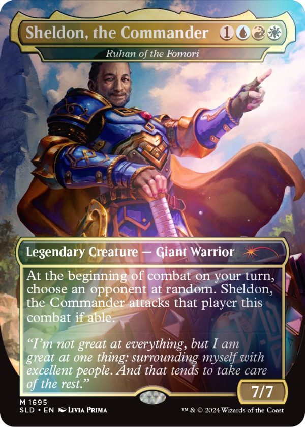 Sheldon, the Commander - Ruhan of the Fomori (Rainbow Foil) [Secret Lair Drop Series] For Sale