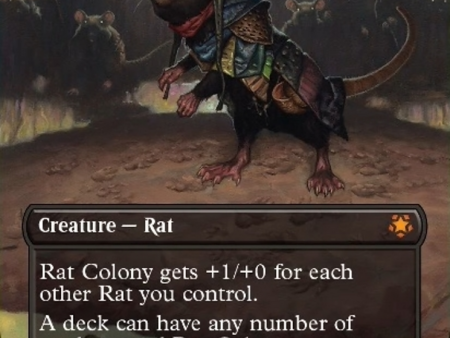 Rat Colony (Borderless) [Bloomburrow Special Guests] Online Hot Sale