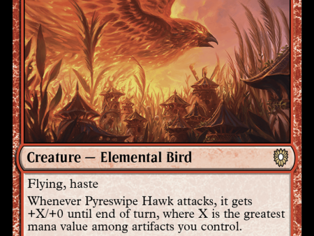 Pyreswipe Hawk [Bloomburrow Commander] For Sale