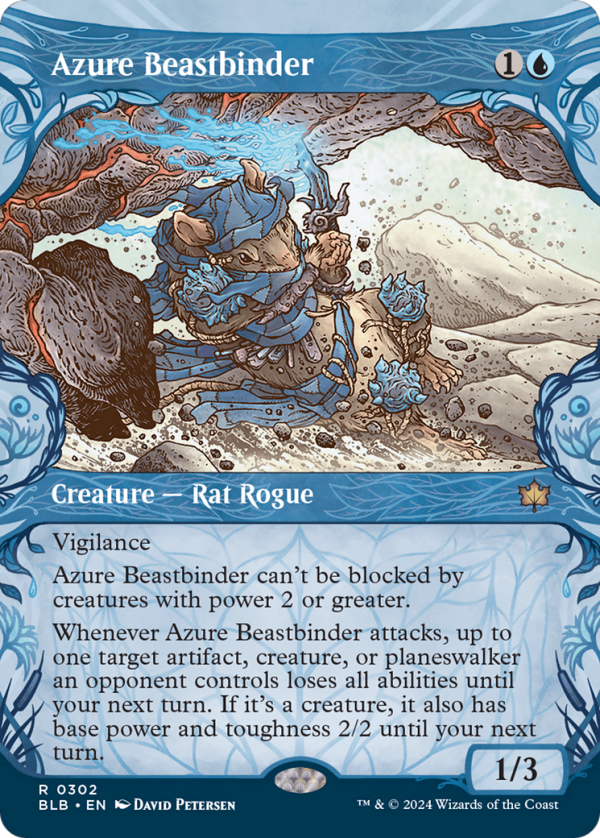 Azure Beastbinder (Showcase) [Bloomburrow] For Sale