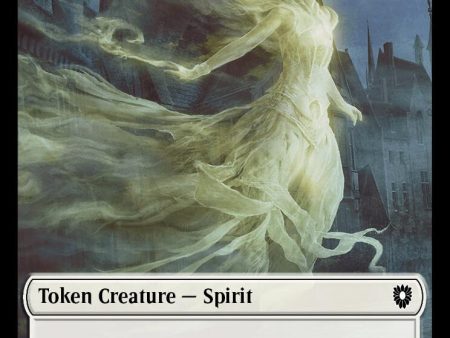 Spirit    Faerie Double-Sided Token [Bloomburrow Commander Tokens] Hot on Sale