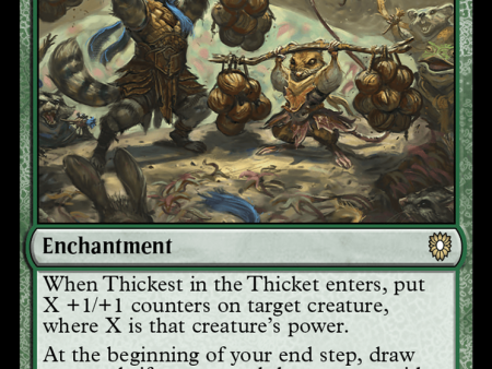 Thickest in the Thicket [Bloomburrow Commander] For Cheap