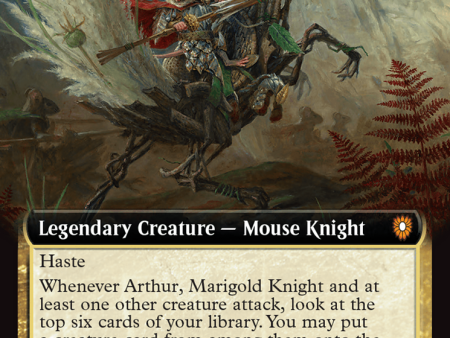 Arthur, Marigold Knight (Extended Art) [Bloomburrow Commander] Online Hot Sale