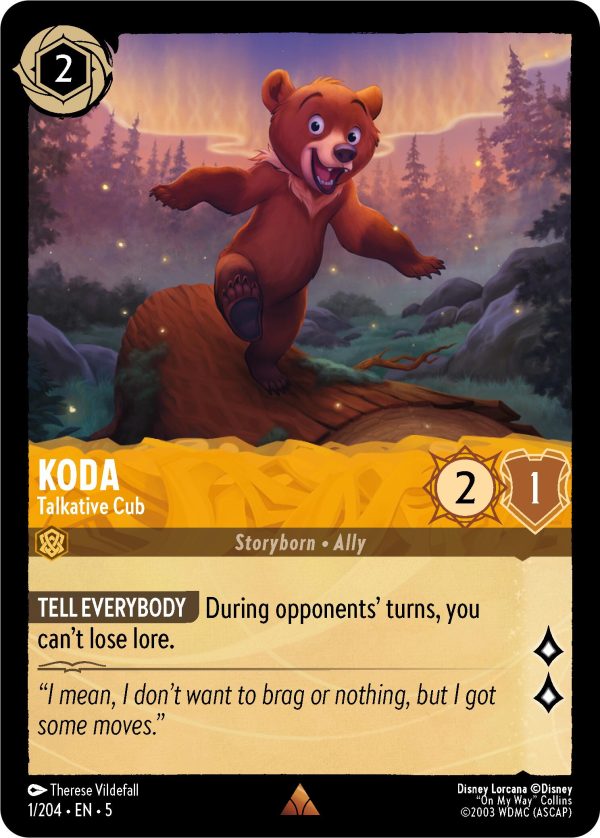 Koda - Talkative Cub (1 204) [Shimmering Skies] Online Sale