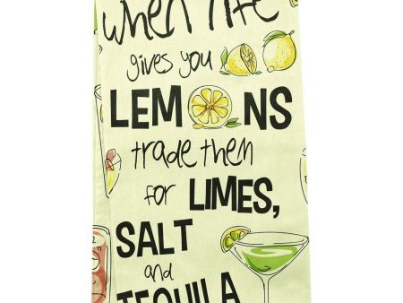 Wit! Tea Towel When Life Gives You Lemons For Cheap