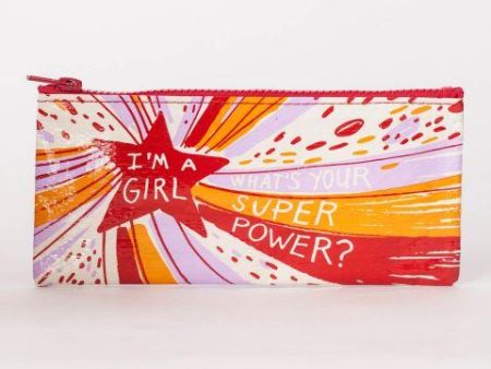 BlueQ Pencil Case I m A Girl What s Your Superpower? Cheap