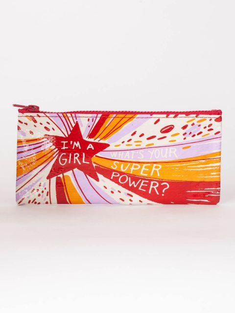 BlueQ Pencil Case I m A Girl What s Your Superpower? Cheap