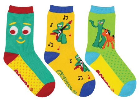 SockSmith Kids Gumby 3-Pack Cheap