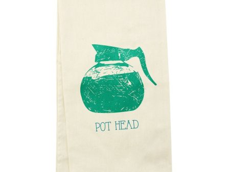 Wit! Tea Towel Pot Head Sale