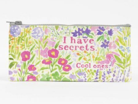 BlueQ Pencil Case I Have Secrets. Cool Ones Cheap