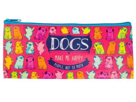 Wit! Makeup Bag Dogs Make Me Happy Online Hot Sale