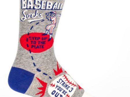 BlueQ Men Crew Socks Baseball Online Hot Sale