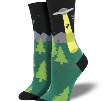 SockSmith Women Crew Alien Abduction Online now