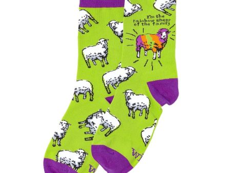 Wit! Crew Socks Im The Rainbow Sheep Of The Family For Sale