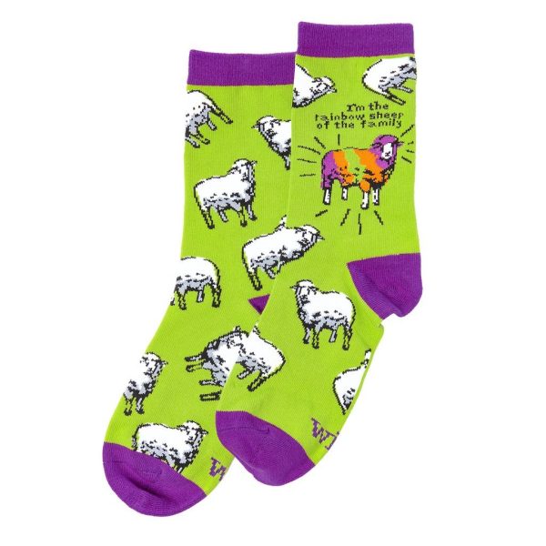 Wit! Crew Socks Im The Rainbow Sheep Of The Family For Sale