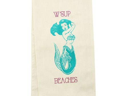 Wit! Tea Towel W sup Beaches Online