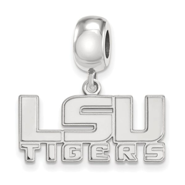 Sterling Silver Louisiana State University Sm Dangle Bead Charm Supply