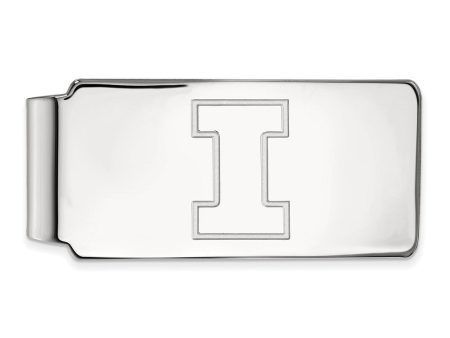 Sterling Silver U of Illinois Money Clip For Cheap