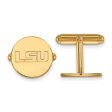 14k Gold Plated Silver Louisiana State University Cuff Links Hot on Sale