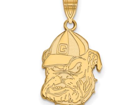 10k Yellow Gold U. of Georgia Large Mascot Pendant Online now