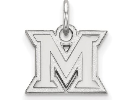 Sterling Silver Miami U XS (Tiny) Initial M Charm or Pendant Online