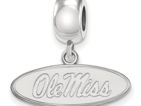 Sterling Silver Univ. of Mississippi  Ole Miss  Dangle Bead Charm Online Hot Sale