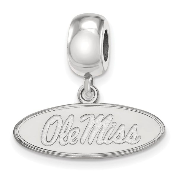 Sterling Silver Univ. of Mississippi  Ole Miss  Dangle Bead Charm Online Hot Sale