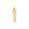 14k Yellow Gold, Varsity Collection, Large D C Pendant Number 1 For Discount