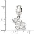 Sterling Silver University of Kansas Small Dangle Bead Charm Online