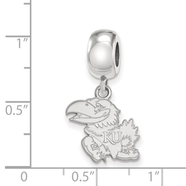 Sterling Silver University of Kansas Small Dangle Bead Charm Online