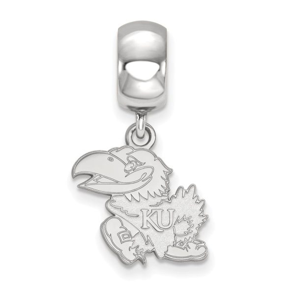 Sterling Silver University of Kansas Small Dangle Bead Charm Online