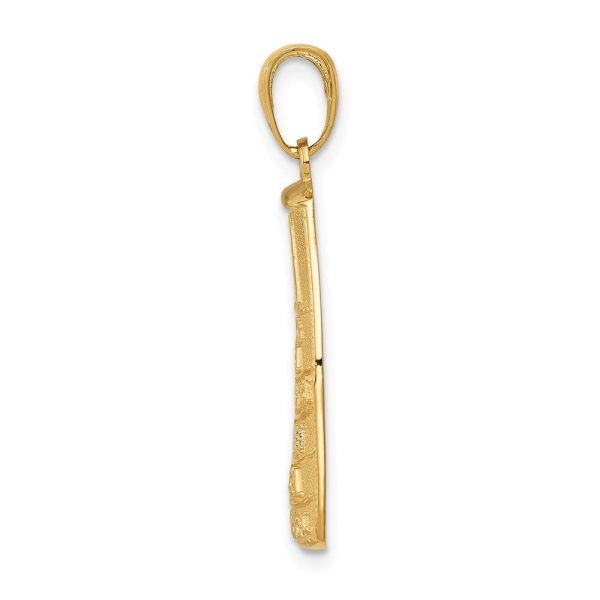 14k Yellow Gold Southern Most Point USA Key West Buoy Pendant For Sale