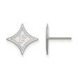 14k White Gold Furman University Small Post Earrings on Sale