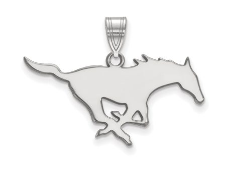 Sterling Silver Southern Methodist U. Large Pendant For Cheap