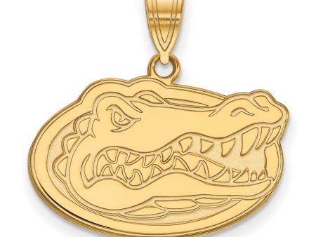 10k Yellow Gold U of Florida Medium Mascot Pendant on Sale