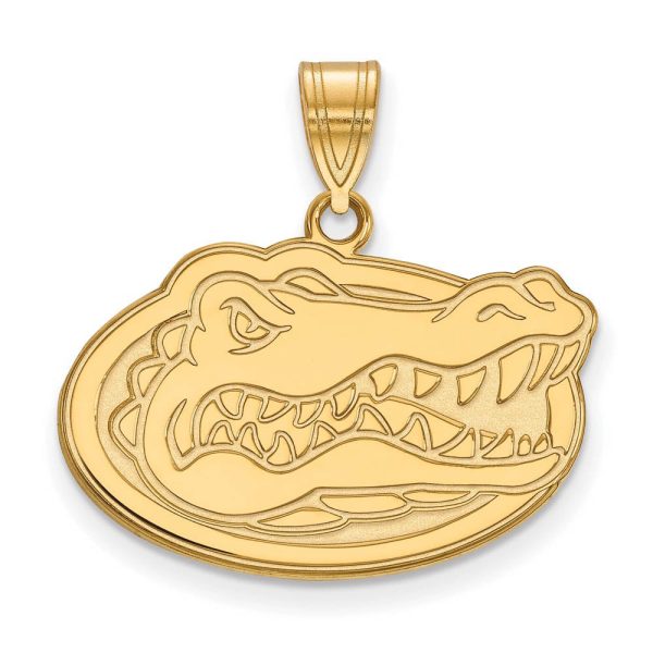 10k Yellow Gold U of Florida Medium Mascot Pendant on Sale