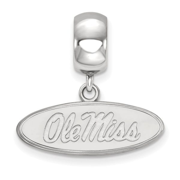 Sterling Silver Univ. of Mississippi  Ole Miss  Dangle Bead Charm Online Hot Sale