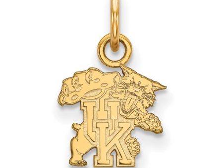 10k Yellow Gold U. of Kentucky XS (Tiny) Charm or Pendant Cheap