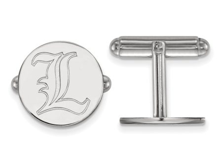 Sterling Silver University of Louisville Cuff Links Discount