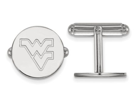 Sterling Silver West Virginia University  WV  Cuff Links For Discount