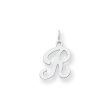 14k White Gold, Sophia Collection, Small Script Initial R Pendant Online