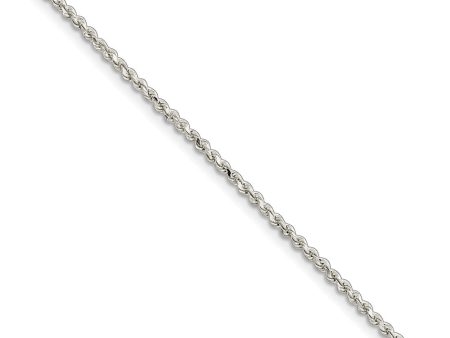 Sterling Silver Adjustable Diamond-Cut Rope Anklet, 9 Inch Cheap