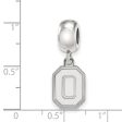 Sterling Silver Ohio State University Small Dangle Bead Charm Online now