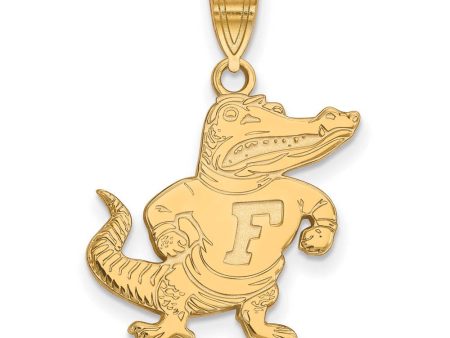 14k Gold Plated Silver U. of Florida Large Pendant Discount