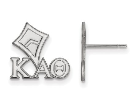 Sterling Silver Kappa Alpha Theta XS Post Earrings Discount